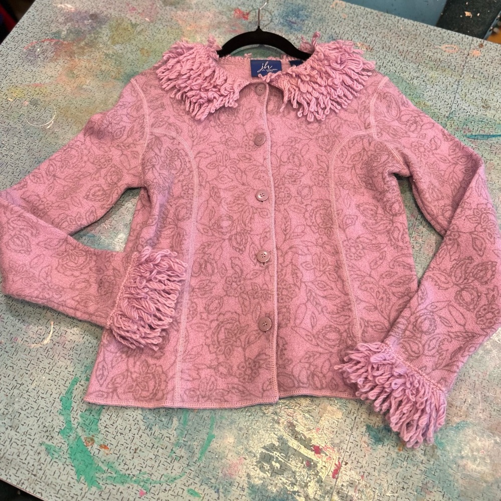 90s Lilac Wool Sweater